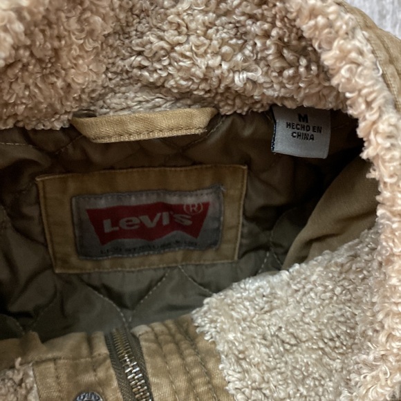 Levi’s Canvas/Quilt Lined Trucker Jacket M - Picture 3 of 10